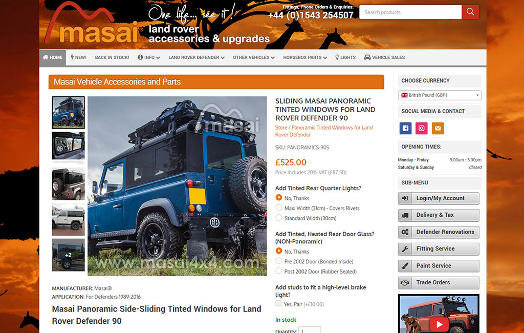 Masai Land Rover Accessories